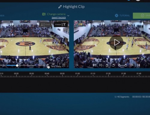Creating highlights with the web video editor