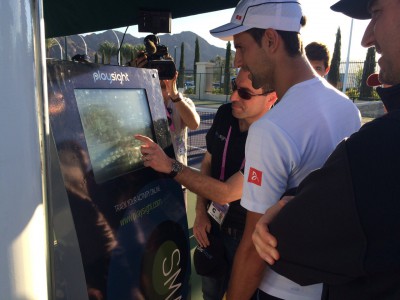 Djokovic On Kiosk 3 Https://Playsight.com