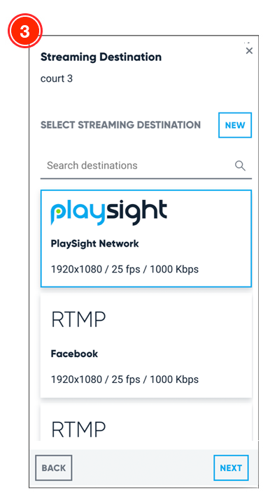 Destinations List Https://Playsight.com